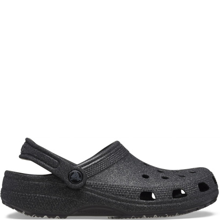 Клоги CROCS Classic Glitter Clog черный 205942-0WH