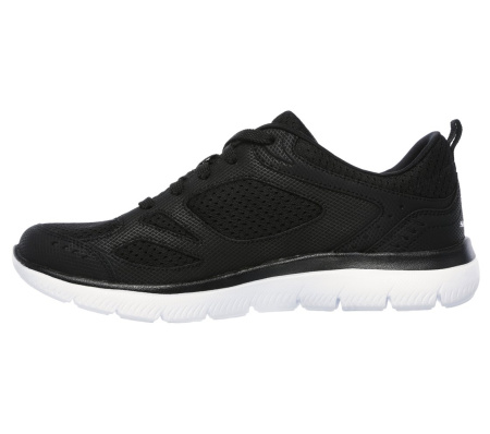 Кроссовки женские Skechers Summits Suited черный/белый 12982-BKW