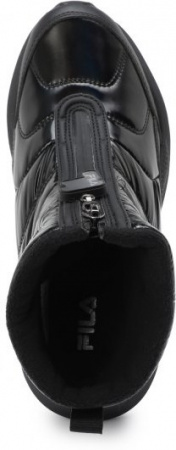 Кроссовки высокие женские утепленные  Fila VIRGINIA ZIP PUFFY WNTR W черный 