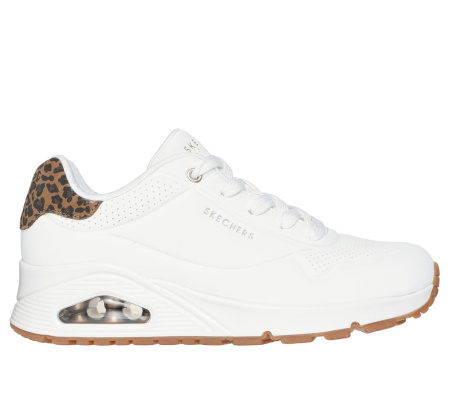 Кроссовки женские Skechers UNO-JUNGLE NITE белый 177093-WHLD