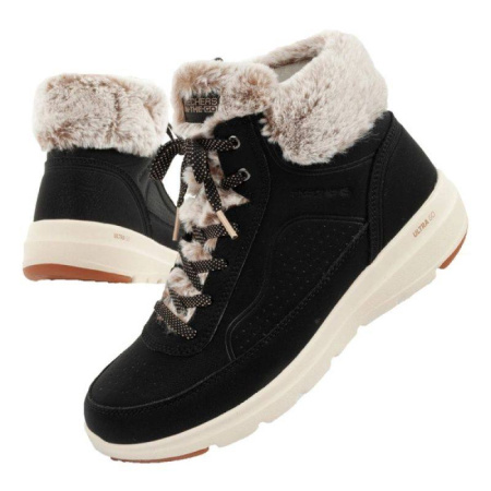 Ботинки женские Skechers GLACIAL ULTRA - MOUNTAIN MUSE черный 144199-BLK