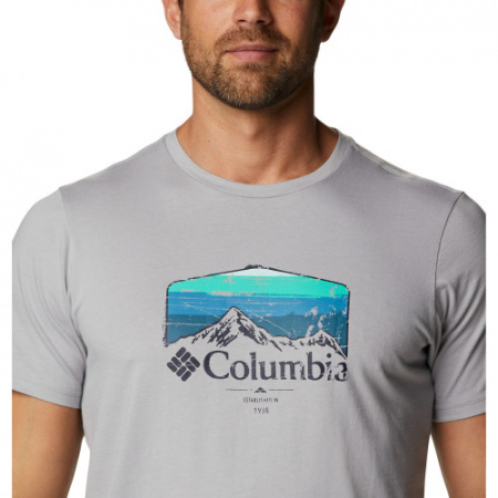 Футболка мужская Columbia Path Lake™ Graphic Tee II серый