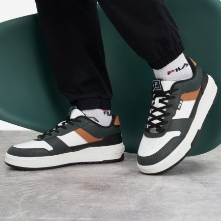 Кроссовки мужские FILA FX-1000 LOW M белый/коричневый 129866-WF