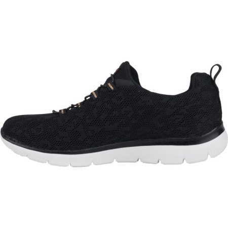 Кроссовки женские Skechers Summits Leopard Spot черный 149037-BKRG