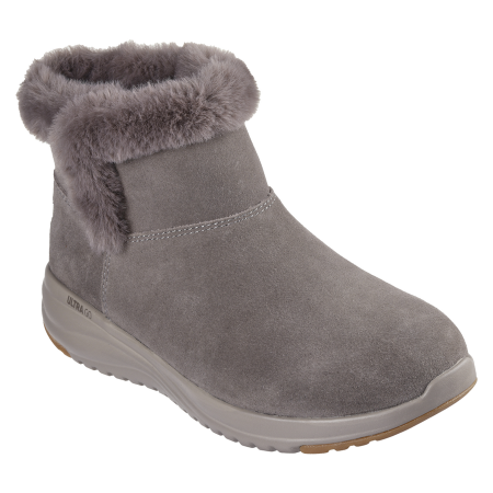 Ботинки женские Skechers ON-THE-GO STELLAR - COZY STEP темно-коричневый 144775-DKTP