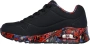 Кроссовки женские Skechers Uno - Majestic Garden черный 155583-BKMT