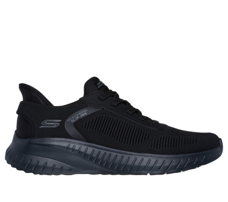 Кроссовки мужские Skechers BOBS Sport Squad Chaos - Solid Step черный 118312-BBK