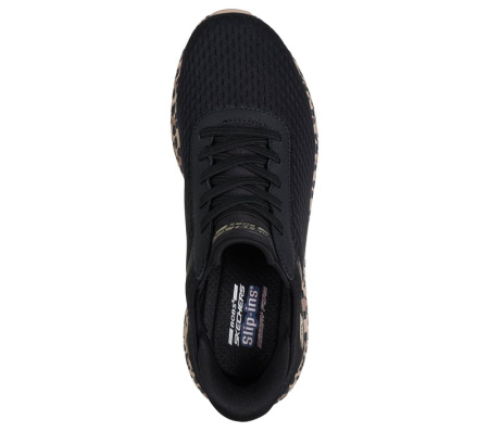 Кроссовки женские Skechers Slip-Ins Bobs Squad Chaos черный 117246-BLK