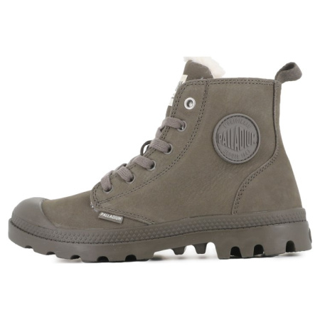 Ботинки женские Palladium PAMPA HI ZIP WL серо-зеленый 95982-281
